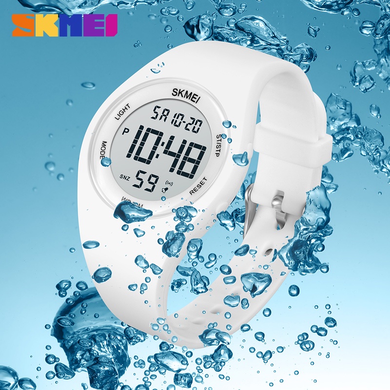 Đồng Hồ Điện Tử SKMEI 1865 Chống Nước 3 Thanh Bằng Silicon Cho Bé
