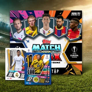 Bộ Sưu Tập 96 Thẻ Cầu Thủ In Album Match Attax 2020-21
