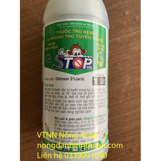 Thuốc trừ Tuyến Trùng Sinh học STOP 5SL chai 1 Lít - STOP 5SL chai 1 Lít
