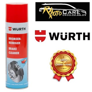 Dung Dịch Vệ Sinh Thắng, Tẩy Rửa Dầu Mỡ Wurth Brake Cleaner 500ml 08901087