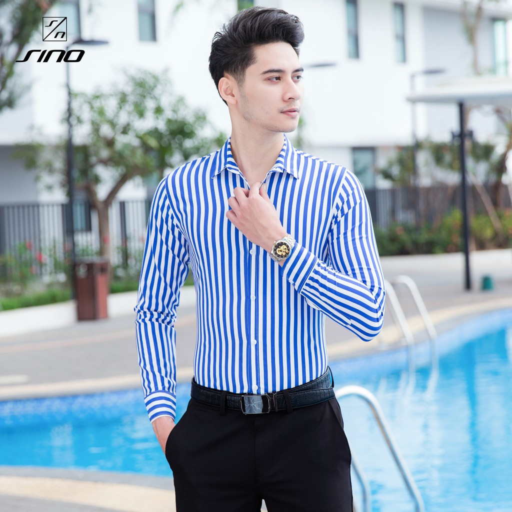 Áo Sơ Mi Nam Dài Tay Thời Trang - Thiết Kế Theo Style Cao Cấp