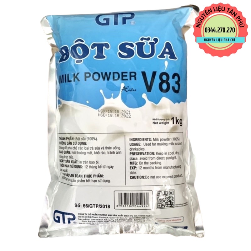 Bột Pha Trà Sữa GTP V83 1kg