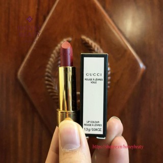 son Gucci Vỏ Hoa Rouge À Lèvres Voile Sang chảnh quý tộc đủ màu Auth 508 203 500 25*