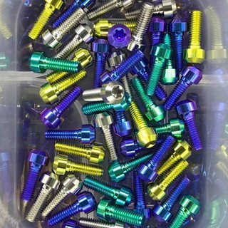 Ốc titanium GR5 M6*20 đầu trụ