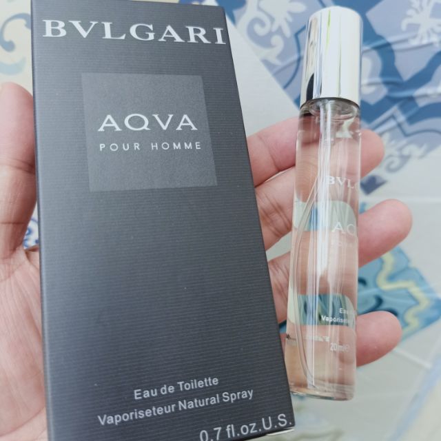 (20ml) Nước Hoa Nam Bvlgari Aqva pour homme