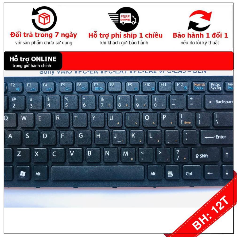 [BH12TH] Bàn Phím Laptop Sony Vaio VPC-EA VPC-EA1 VPC-EA2 VPC-EA3 Hàng Mới 100% Bảo Hành 12 Tháng Toàn Quốc