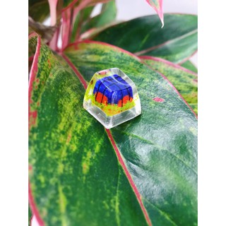 Keycap artisan thùng thính PUBG xuyên led trang trí bàn phím cơ gaming - Nút bàn phím airdrop handmade