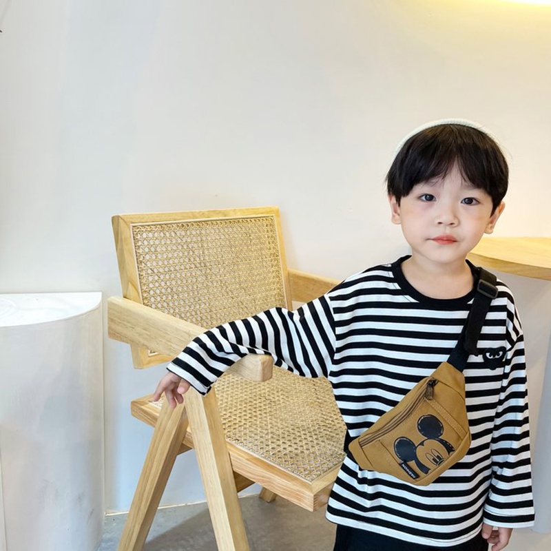 Túi đeo chéo ngực họa tiết hoạt hình dễ thương cho bé trai