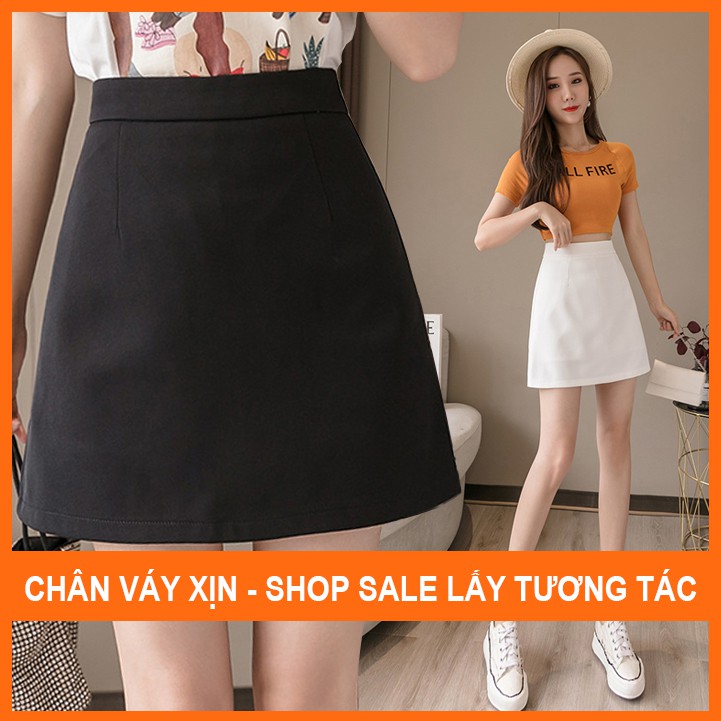 Chân Váy Chữ A Ngắn Lưng Cao MADELA có quần lót chống lộ, Váy Chữ A Ngắn Công sở dáng trẻ trung - CVAN01 | BigBuy360 - bigbuy360.vn