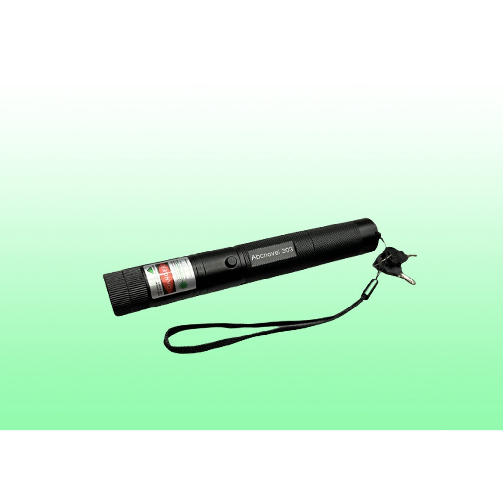 (Trọn Bộ Như Hình) Đèn laser - bút laze lazer 303 tia xanh cực sáng công suất lớn chiếu xa 3km