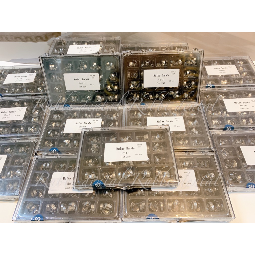Hộp band  đủ số 17 - 35 chuyên chỉnh nha niềng răng tại nha khoa
