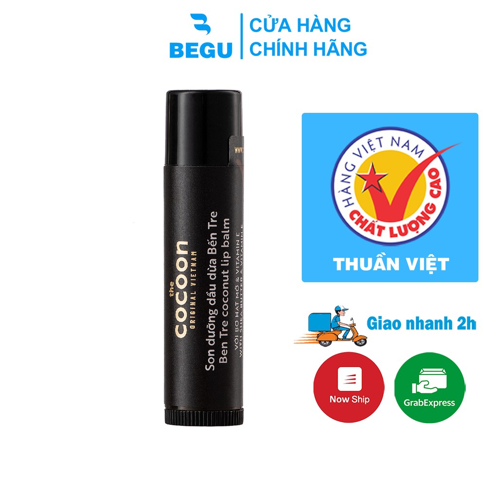 Son Dưỡng Cocoon Dầu Dừa Bến Tre Cho Môi 5g