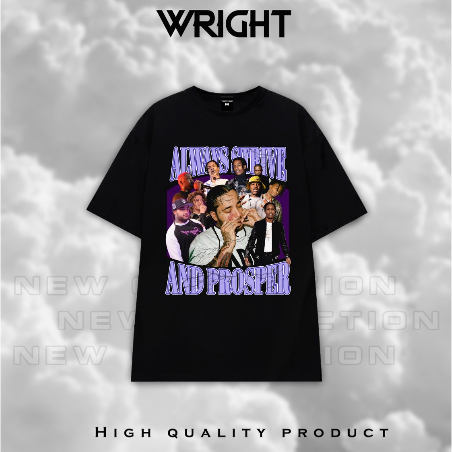 Áo thun Hiphop Áo Thun ASAP MOB Rocky Tay Lỡ Form Rộng Hot Trend 2021 Âu Mỹ Hip-Hop