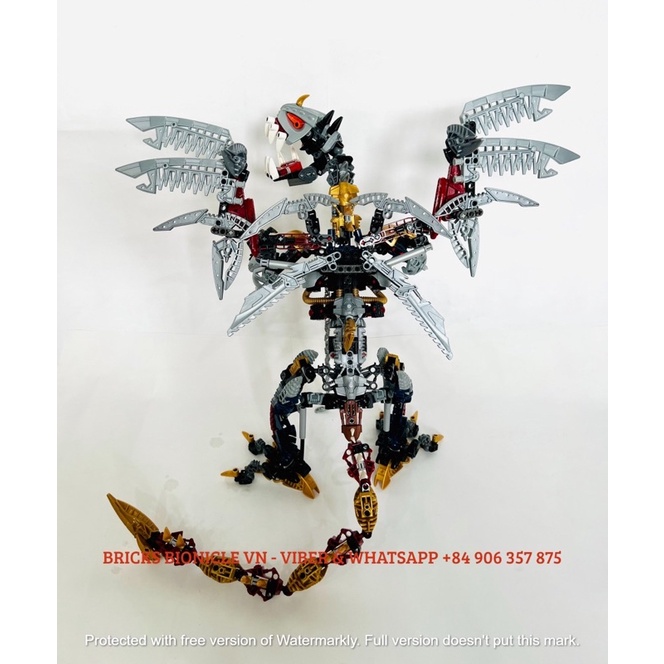LEGO BIONICLE - ĐỒ CHƠI XẾP HÌNH LEGO BIONICLE - VEZON & KARDAS 10204 - COMBINED SET 8733 + 8734 + 8764