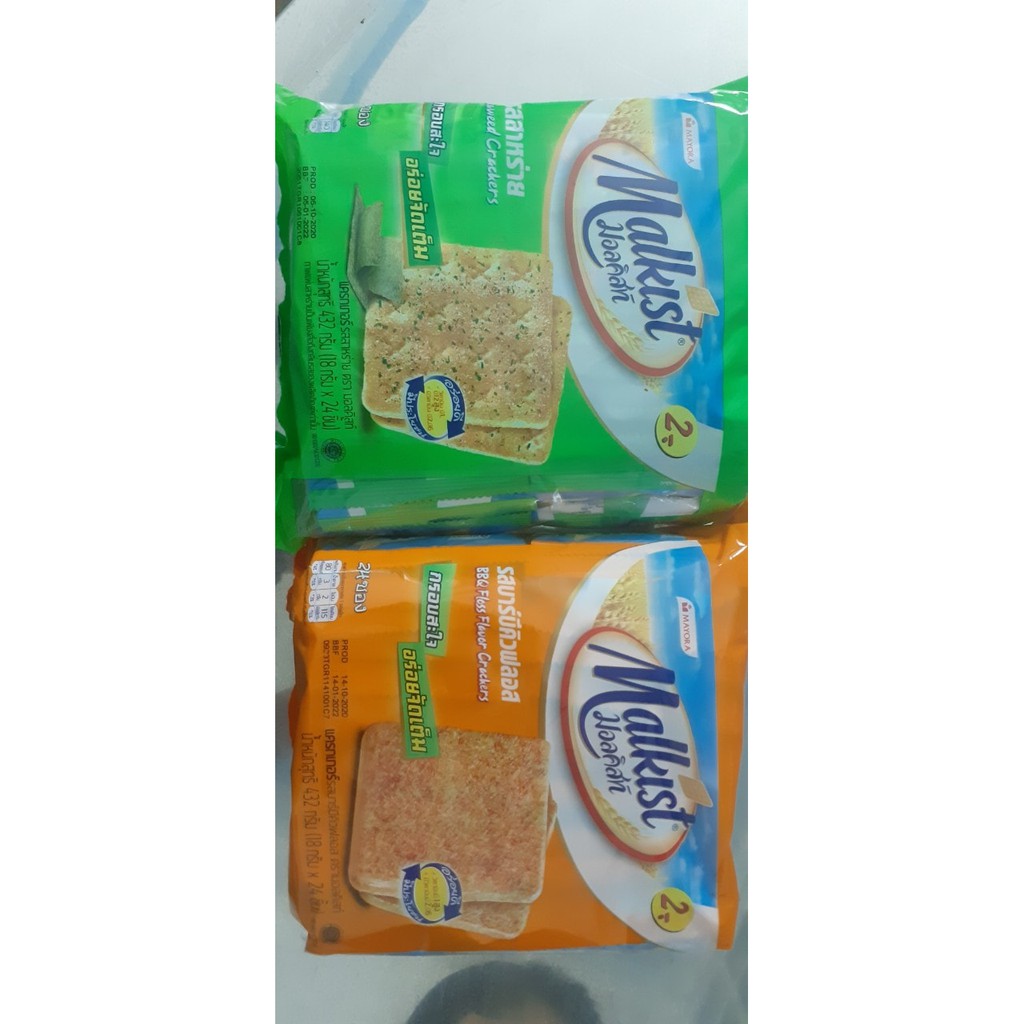 Bánh quy lúa mật Malkist Thái Lan bịch 24 gói