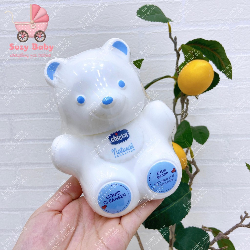 Sữa tắm dưỡng da hình gấu Chicco Natural Sensation