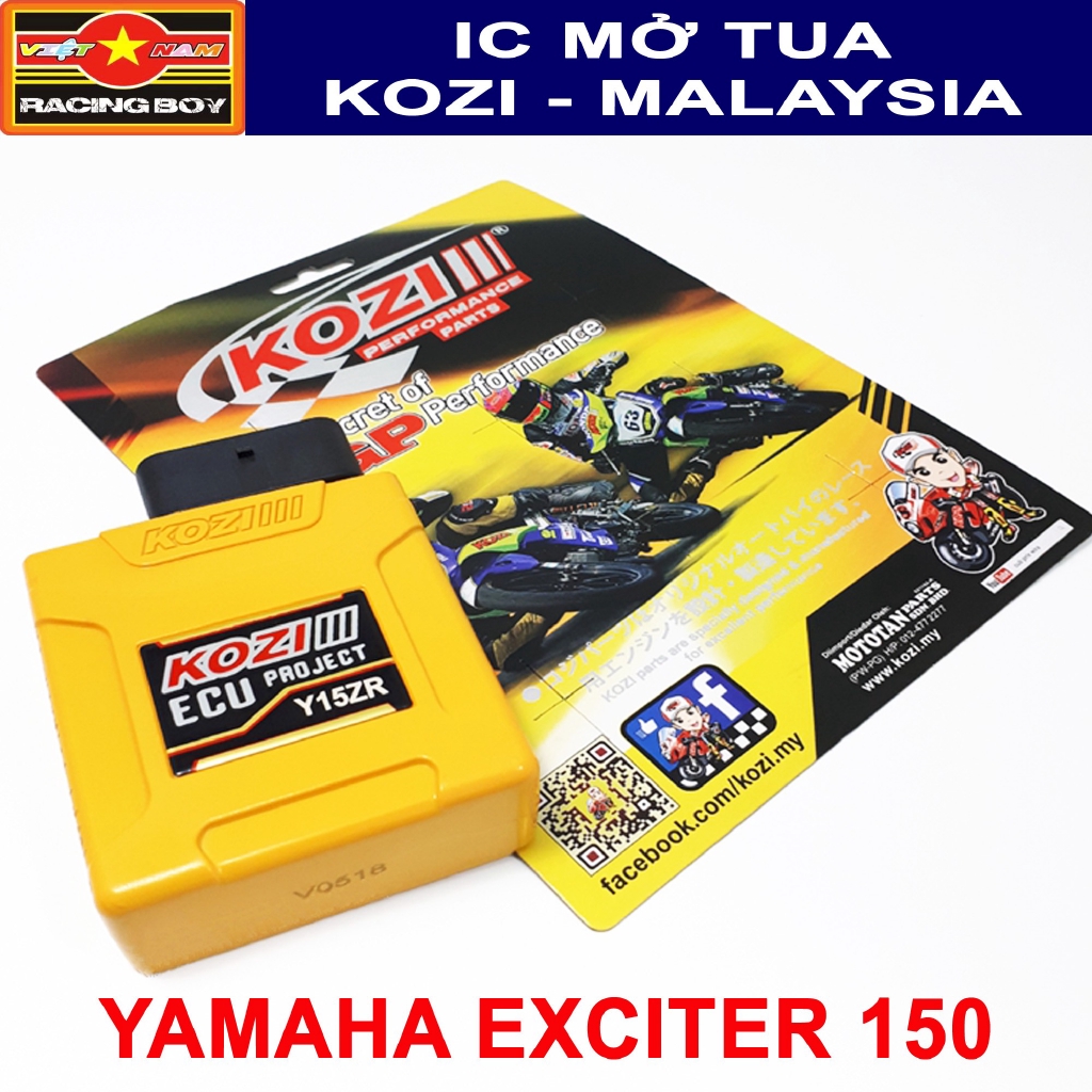 ECU mở tua Exciter 150 - KOZI Malaysia