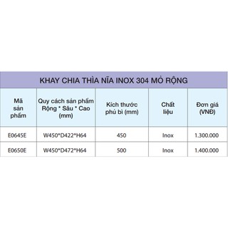 Khay chia chia thìa Eurogold E0645E