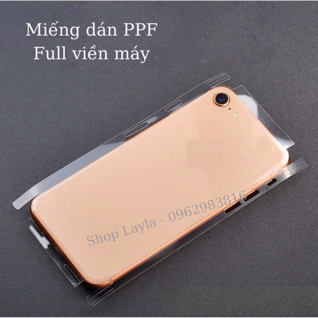 Miếng dán mặt lưng cho Iphone từ 7Plus/8Plus/X/Xr/Xs max/11ProMax/12ProMax/13ProMax-Full màn hình-Chống trày