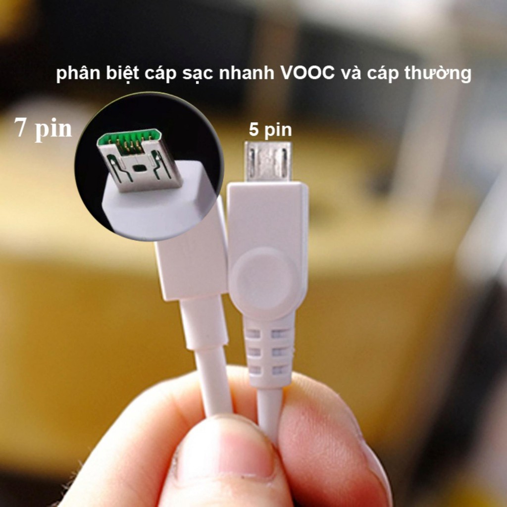 [ FREE SHIP ] Cáp Sạc OPPO Chính Hãng Hỗ Trợ Sạc Nhanh VOOC