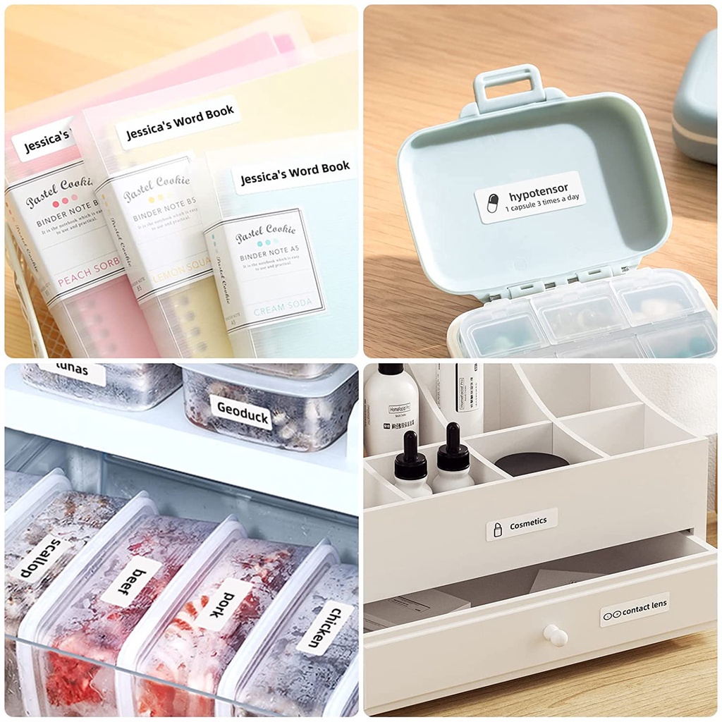 Máy in nhãn NIIMBOT D110 kết nối bluetooth không dây dễ sử dụng thích hợp cho Android iPhone