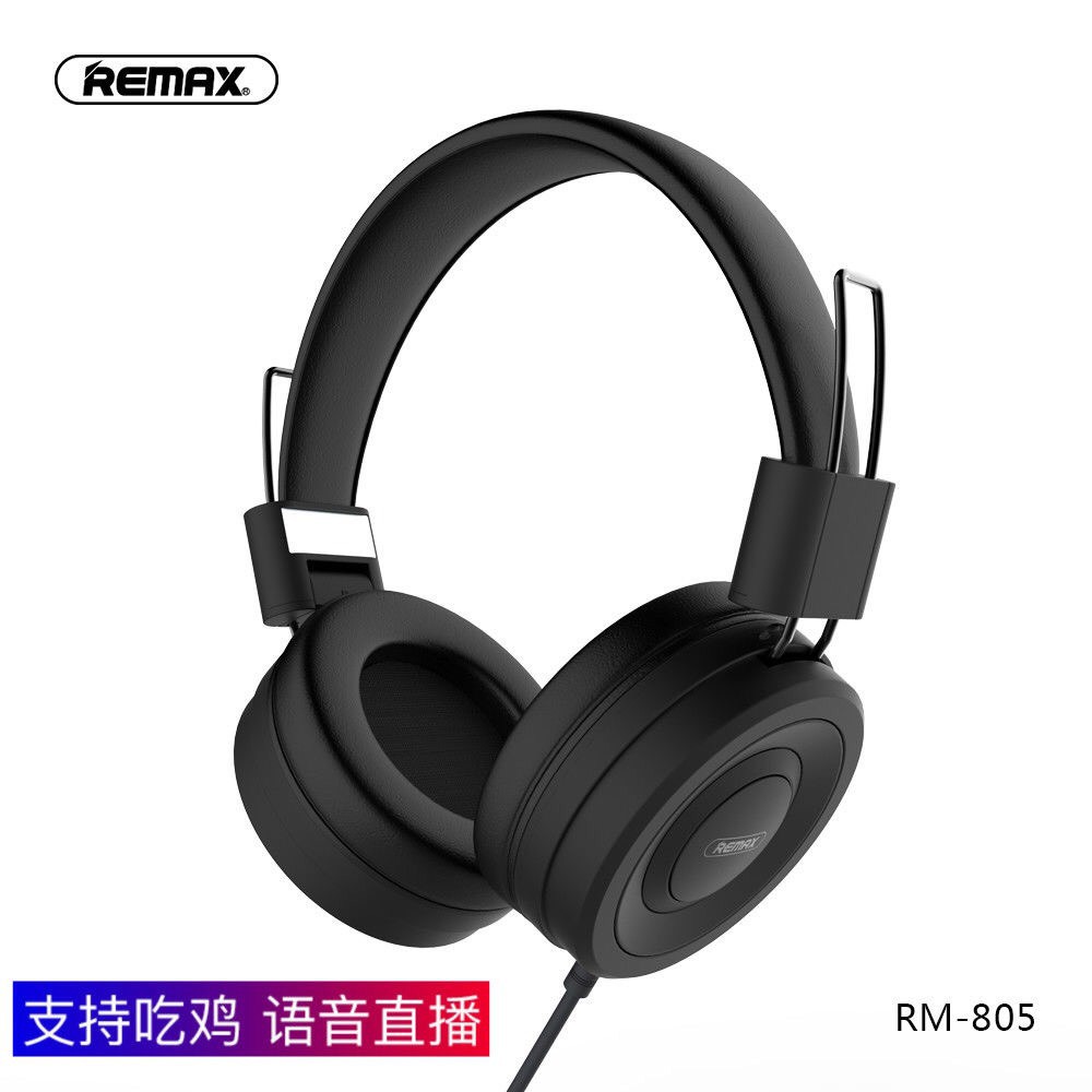 Tai nghe chụp tai có dây Remax RM-805 chính hãng nhận dạng giọng nói - Headphone