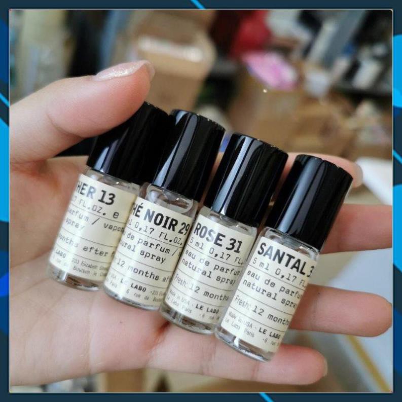 Set Nước Hoa mini 4 chai Le Labo 5ml La Lebo 13, 22, 29, 33 Cực Sang Cực Thơm