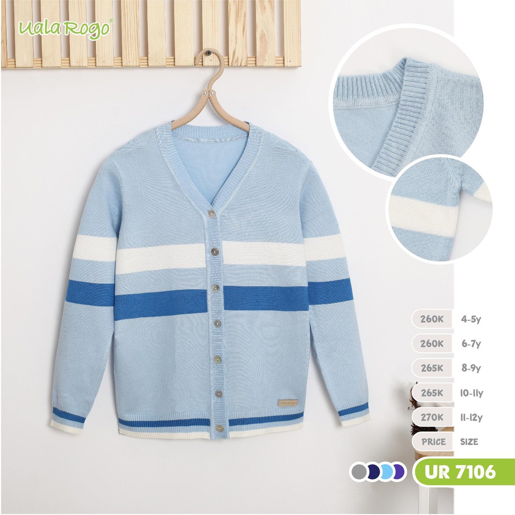 [CHÍNH HÃNG] Áo len cardigan trẻ em UR7106 Uala Rogo