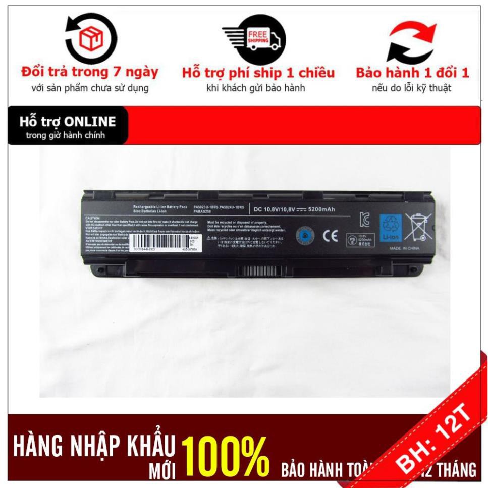 [BH12TH] Pin cho Laptop Toshiba Satellite C800 C800D C805 C805D C840 C840D  . . 12 Tháng !