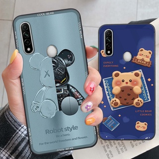 Ốp lưng Oppo A31 in hình bear bick, gấu siêu đẹp dễ thương cute
