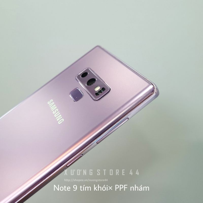 [Note8/9] Dán dẻo PPF Samsung Note 8/Note 9 bóng chống trầy xước, nhám chống vân tay