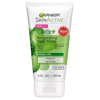 Tẩy da chết cho da thường Garnier Clean Invigorating Daily Scrub 150ml