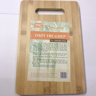 Thớt tre ghép tự nhiên