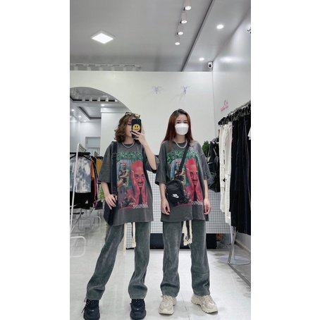 Áo phông mặt người đỏ ôm má ENN TTA598