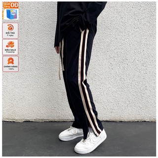 Quần Dài Nam ,Quần thể thao nam nữ unisex viền dây phối đỏ 3 sọc 1 sọc sườn dáng suông hot 2021