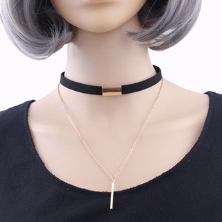 Vòng cổ choker thanh dài tòn ten VCC036