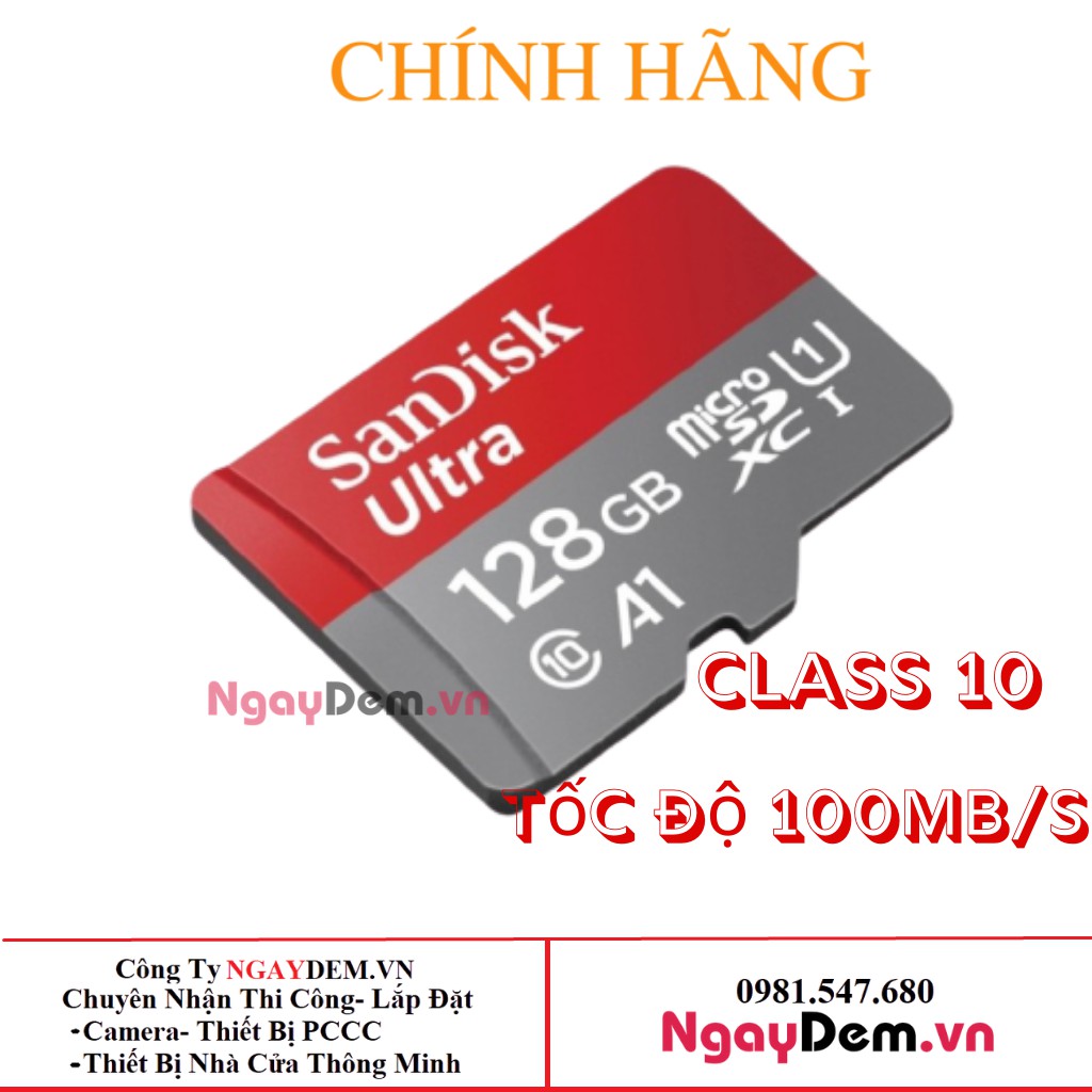 Thẻ Nhớ Micro SD SanDisk Ultra 32GB/64GB/128GB 100MB/S Class10 - Hàng Chính Hãng | BigBuy360 - bigbuy360.vn
