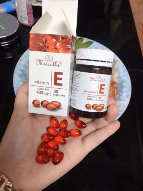Vitamin E đỏ Nga 270mg và 400mg làm đẹp da, chống lão hóa, cả thiện nội tiết tố | BigBuy360 - bigbuy360.vn