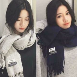 (Có nhiều màu) Khăn Acne Studios len xù made in ITALY