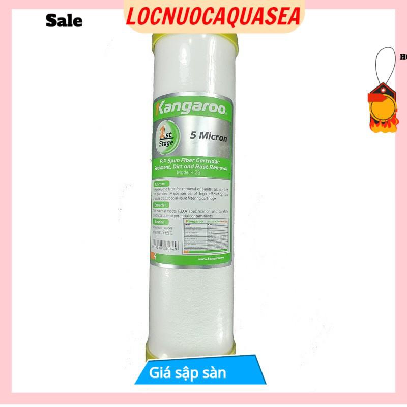 Bộ 4 Lõi  Lọc Nước Kangaroo gồm Số 1.2.3.4 chính hãng @ Màng Lọc Ro Kangaroo, Bộ Lõi lọc thô 123