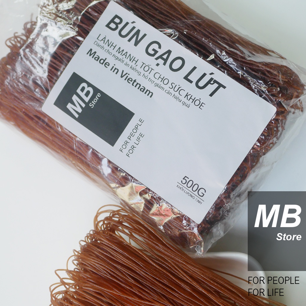 Bún Gạo Lứt Ăn Kiêng Hỗ Trợ Giảm Cân Túi 500G MB Store