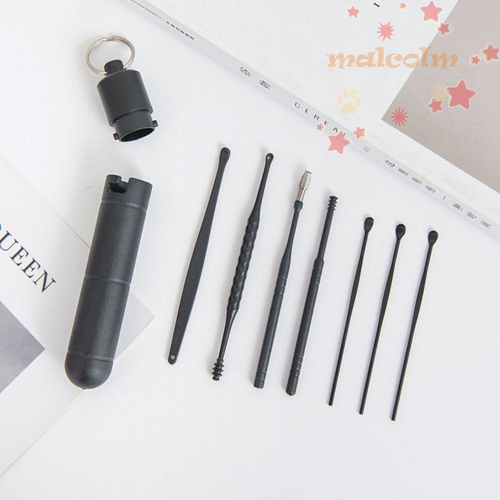 Bộ 7 Dụng Cụ Lấy Ráy Tai Chuyên Nghiệp Bằng Thép Không Gỉ