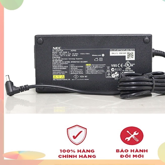 QUA SỬ DỤNG Sạc laptop Nec 19v 8.16a 155w hàng tháo máy xịn
