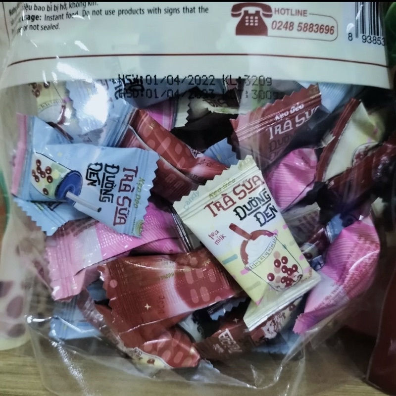 BỊCH KẸO DẺO TRÀ SỮA TRÂN CHÂU