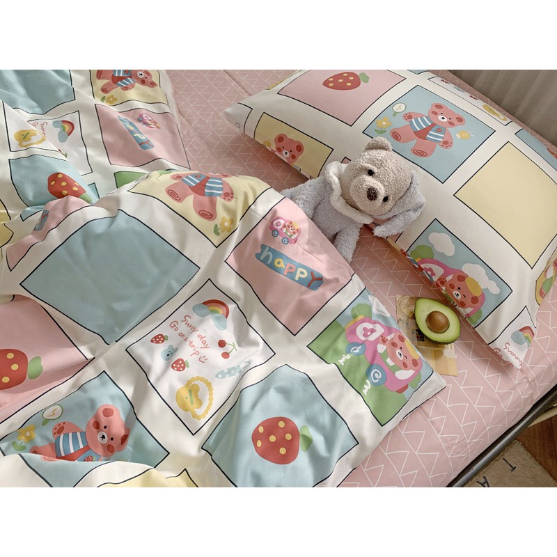 Vải cotton satin 60s khổ 1m6, chuyên dùng may ga gối