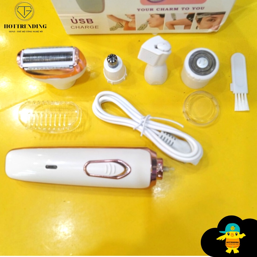 Máy Cạo Lông Mặt Lông Vùng Kín Lông Mày Lông Body Toàn Thân Tỉa Lông Mũi Lông Bikini Hàng Loại 1 Bảo Hành 12 tháng