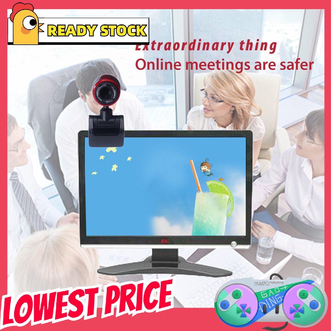 Webcam Usb 2.0 Kèm Mic Cho Máy Tính | BigBuy360 - bigbuy360.vn