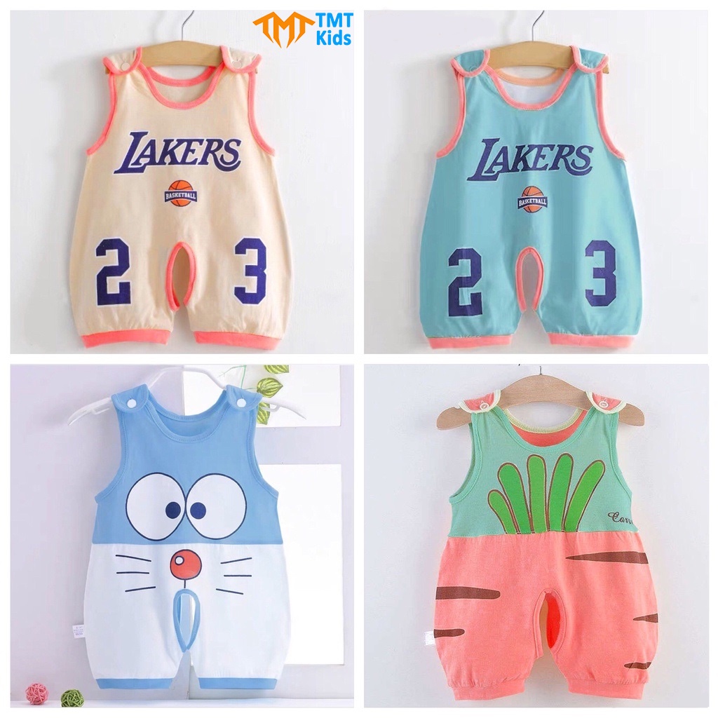 Bodysuit, Body Sát Nách cho bé hở bỉm 🌟Vải CAO CẤP🌟 Chống hăm, Cotton Mềm Mịn cho bé từ 0-12 tháng, Body bé trai, bé gái