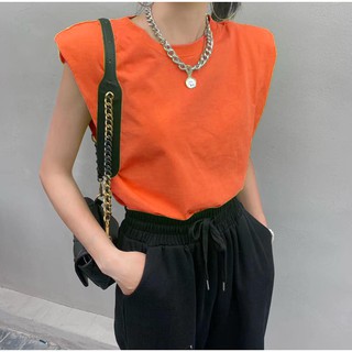 Áo Sát Nách Độn Vai Phong Cách