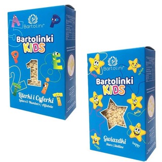 Mì nui rau củ cho bé hình chữ cái số và ngôi sao 250gr (Bartolini)